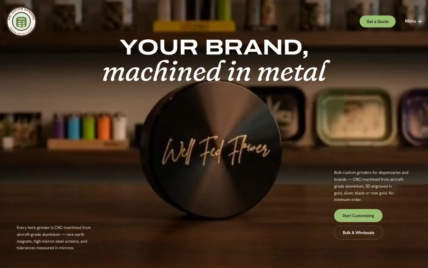 GMI Custom Grinders website